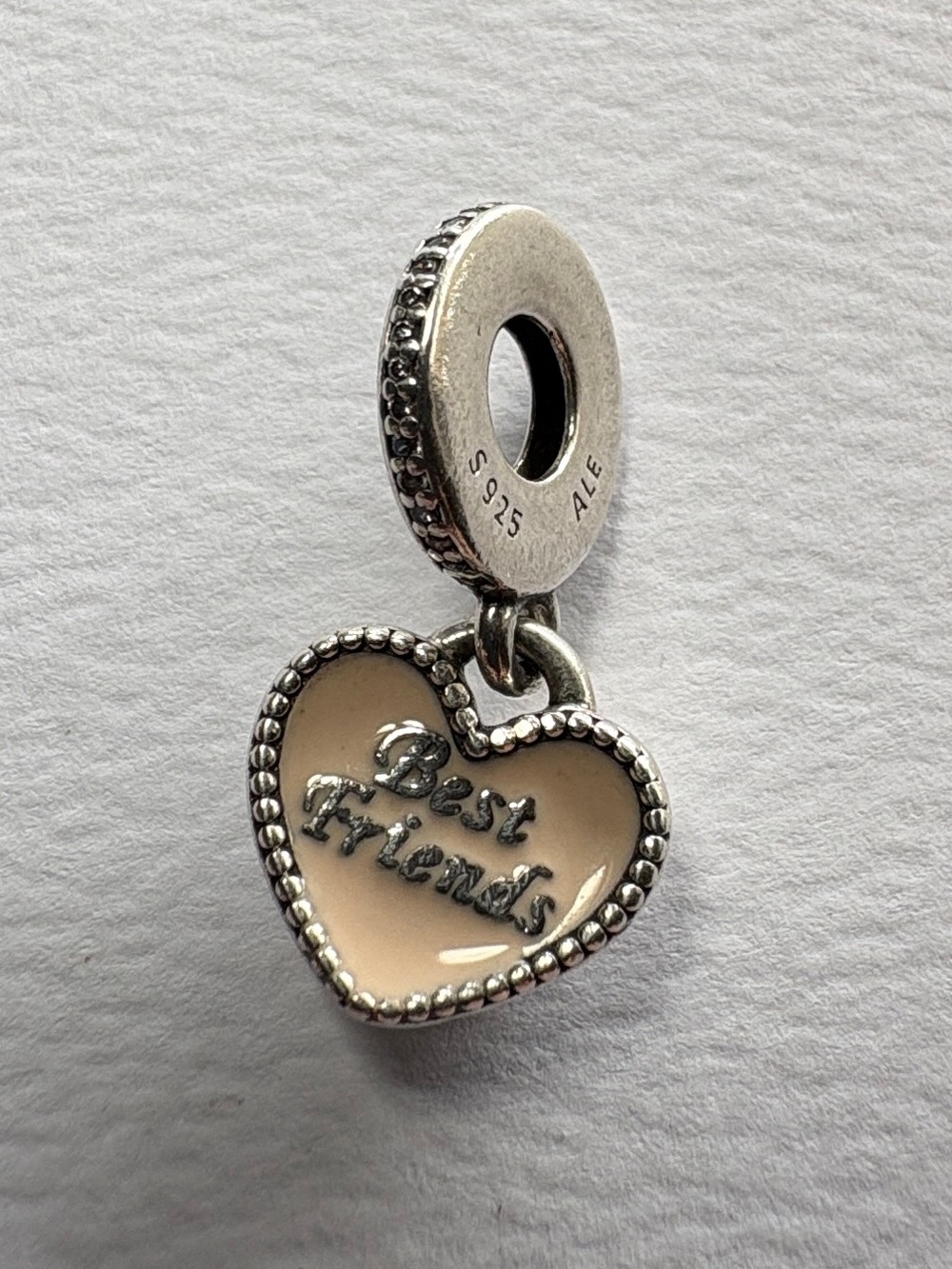 Authentic Pandora Retired Best Friends Dangle Charm - 791950CZ